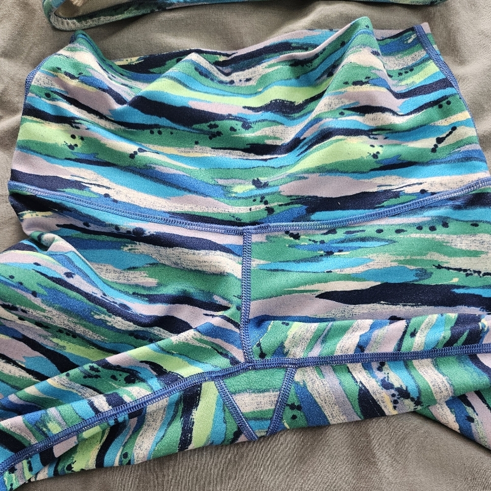Lulu SET sz 8 Free to Be bra | 6 Leggings Hi Rise waist Wunder under Luon pant - Picture 8 of 16